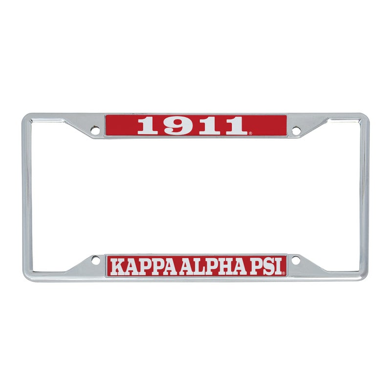 Desert Cactus Kappa Alpha Psi Car Accessories Kappas Nupes Metal License Plate Frame and Tag Holder for Front or Rear of Vehicle (Metal Car Mount Placa - Year/Name) - Image 2